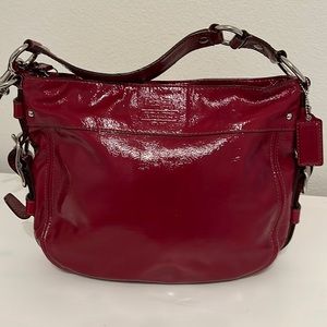 Coach Red Patent Leather shoulder bag